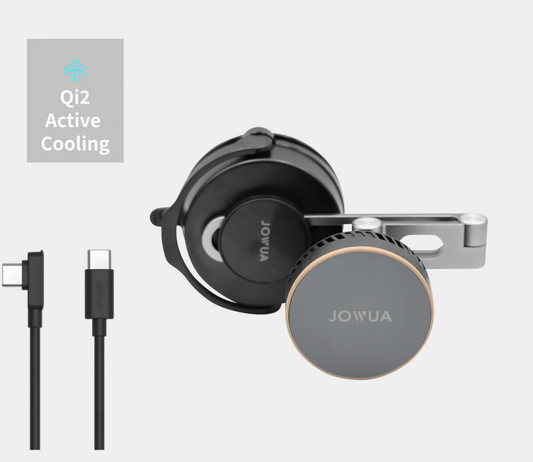 JOWUA 6D 액티브 쿨링 인비저블 거치대 (Qi2·MagSafe)