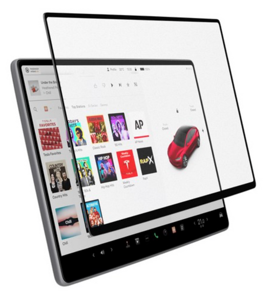 슈피겐 앞좌석 15.4인치 스크린 글라스 tR 이지핏 보호필름